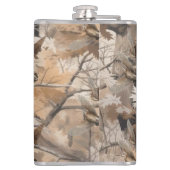 Forest Camo with Woodcock  Flachmann (Rückseite)