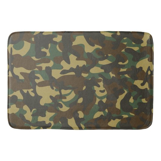 Forest Camouflage Badematte (Vorderseite)
