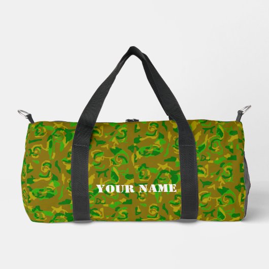 Forest Camouflage Duffle Bag (Vorderseite)