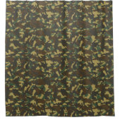 Forest Camouflage Duschvorhang (Vorderseite)