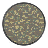 Forest Camouflage Eishockey Puck (Vorderseite)