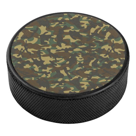 Forest Camouflage Eishockey Puck (3/4)