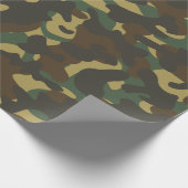 Forest Camouflage Geschenkpapier (Ecke)