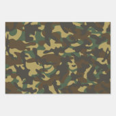 Forest Camouflage Geschenkpapier Set (Vorderseite)