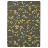 Forest Camouflage Klemmbrett (Rückseite)