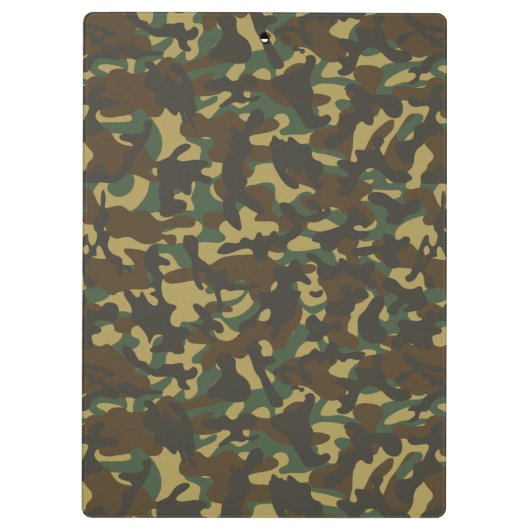 Forest Camouflage Klemmbrett (Rückseite)
