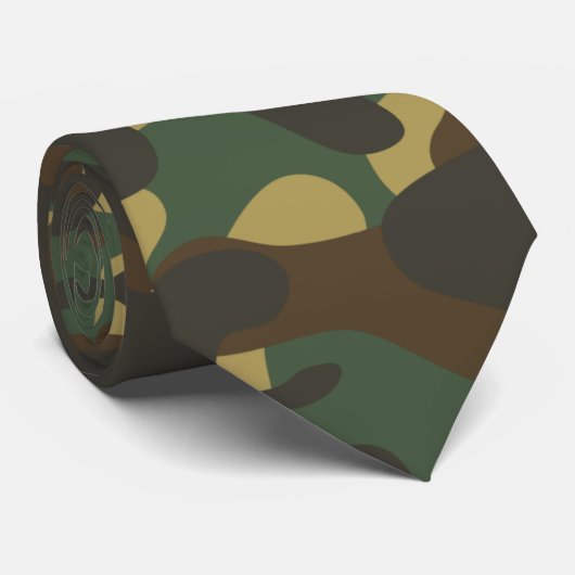 Forest Camouflage Krawatte (Gerollt)