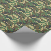 Forest Camouflage Masculine Geschenkpapier (Ecke)