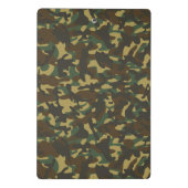 Forest Camouflage Mini Klemmbrett (Rückseite)