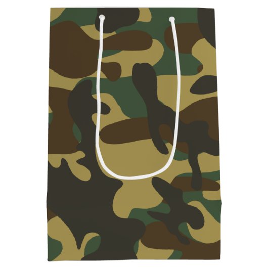 Forest Camouflage Mittlere Geschenktüte (Rückseite)