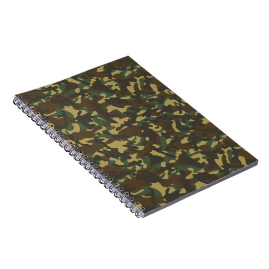 Forest Camouflage Notizblock (Rechte Seite)