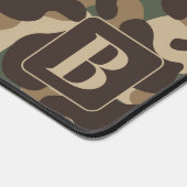 Forest Camouflage Personalisiert Monogram Camoufla Schreibtischunterlage (Ecke)