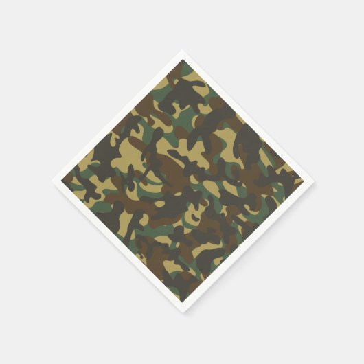 Forest Camouflage Serviette (Ecke)