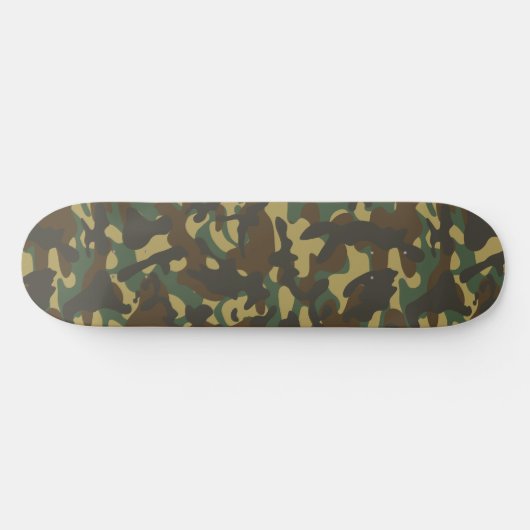 Forest Camouflage Skateboard (Horizontal)
