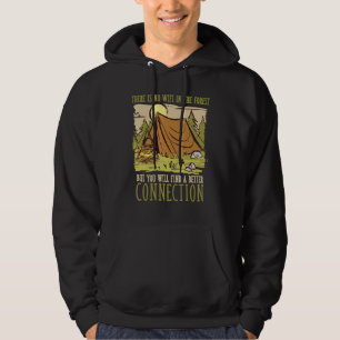 Forest Camping Wifi Familie Bonding Advent Hoodie