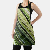 Forest Canopy Green und Cream Strip Schürze (InSitu)