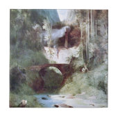 Forest Canyon (von Carl Blechen) Fliese (Vorderseite)