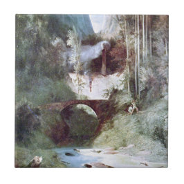 Forest Canyon (von Carl Blechen) Fliese