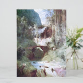 Forest Canyon (von Carl Blechen) Karte (Stehend Vorderseite)