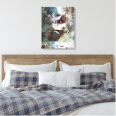 Forest Canyon (von Carl Blechen) Leinwanddruck (Insitu (Schlafzimmer))
