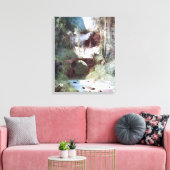 Forest Canyon (von Carl Blechen) Leinwanddruck (Insitu (Wohnzimmer))