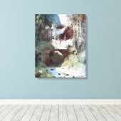 Forest Canyon (von Carl Blechen) Leinwanddruck (Insitu (Holzboden))
