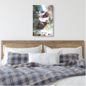 Forest Canyon (von Carl Blechen) Leinwanddruck (Insitu (Schlafzimmer))