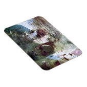 Forest Canyon (von Carl Blechen) Magnet (Rechte Seite)