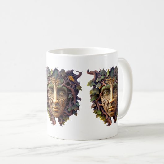 Forest Carving Coffee Mug Kaffeetasse (VorderseiteRechts)