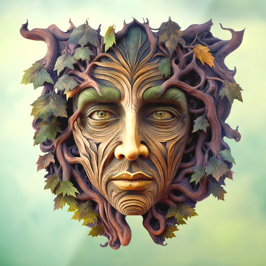 Forest Carving Window Cling Fensteraufkleber (Blatt 3)