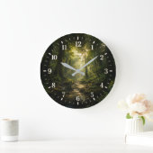 Forest Clock 2026 Version Große Wanduhr (Zuhause)