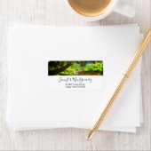 Forest Creek Schöne Landschaft Adressaufkleber (Insitu)