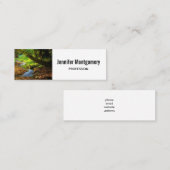 Forest Creek Schöne Landschaft Foto Mini Visitenkarte (Vorne/Hinten)