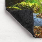 Forest Creek Schöne Landschaft Foto Mousepad (Ecke)