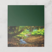 Forest Creek Schöne Landschaft Foto Platzkarte (Außenseite Aufgefaltet)