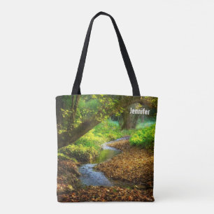 Forest Creek Schöne Landschaft Foto Tasche