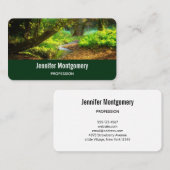 Forest Creek Schöne Landschaft Foto Visitenkarte (Vorne/Hinten)