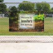 Forest Creek Schönes Foto Natur Willkommen Banner (Insitu)