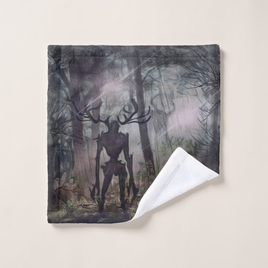 Forest Creeper scary Badhandtuch Set (Waschlappen)