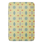 Forest Daisy Floor w/Name Badematte (Vorderseite Vertikal)