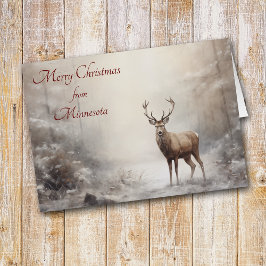 Forest Dee Christmas in Minnesota Card