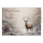 Forest Dee Christmas in Ohio Card (Vorderseite (Horizontal))