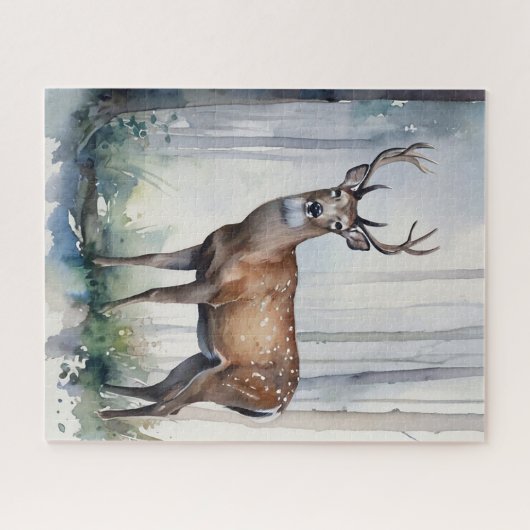 Forest Deer Puzzle (Horizontal)
