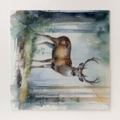 Forest Deer Puzzle (Horizontal)