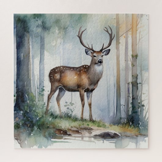 Forest Deer Puzzle (Vertikal)