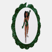 Forest & Diamonds Dancer Ornament Card A Karte (Rechts)