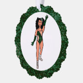 Forest & Diamonds Dancer Ornament Card B Karte (Links)