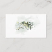 Forest Diaper Raffle Ticket Babyduschkarte (Rückseite)