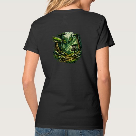 Forest Disc Damen T-Shirt (Rückseite)