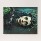 Forest Dryad Queen Mystical Nature Elf Puzzle (Horizontal)